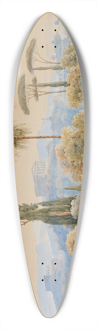 Johann Jakob Wolfensberger - Vue du Forum Romain 39.3 inch art pintail longboard deck
