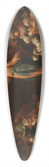 Johann Josef Karl Henrici - Christ raising a child from death 39.3 inch art pintail longboard deck