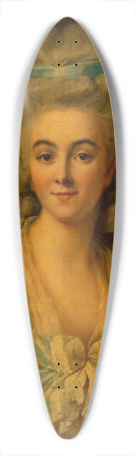 Johann-Julius Heinsius - Portrait of Elisabeth Collineau-Pelletreau 39.3 inch art pintail longboard deck