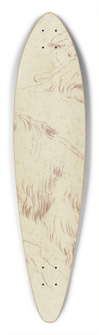 Johann Melchior Roos - Eine stehende und eine liegende Ziege 39.3 inch art pintail longboard deck