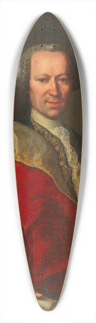 Johann Michael Millitz - Wenzel Anton Frst Kaunitz-Rietberg 39.3 inch art pintail longboard deck