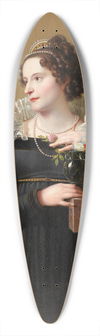 Johann Peter Krafft - Bildnis Florentina Troclet-Fautz 39.3 inch art pintail longboard deck