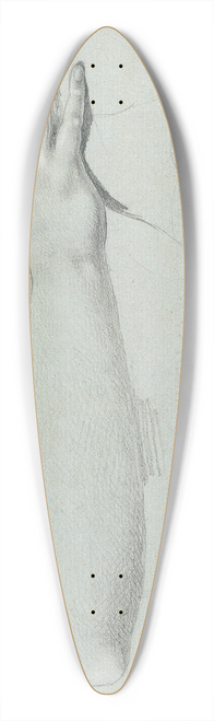 Johann Peter Krafft - Handstudie zu Arindal und Daura 39.3 inch art pintail longboard deck
