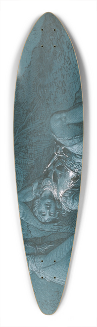 Johann Peter Krafft - Rinaldo und Armida  Armidens Liebe 39.3 inch art pintail longboard deck