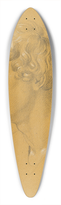 Johann Peter Krafft - Studie eines Kopfes 39.3 inch art pintail longboard deck