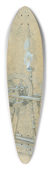 Johann Peter Krafft - Studie eines Spinnrockens 39.3 inch art pintail longboard deck