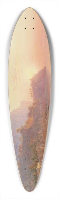 Johann-Rudolf Bhlmann - Vue de la Cte italienne, probablement Capri 39.3 inch art pintail longboard deck