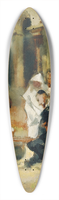 Johann Till the younger - Im Klosterhof (Drei Dominikaner) 39.3 inch art pintail longboard deck