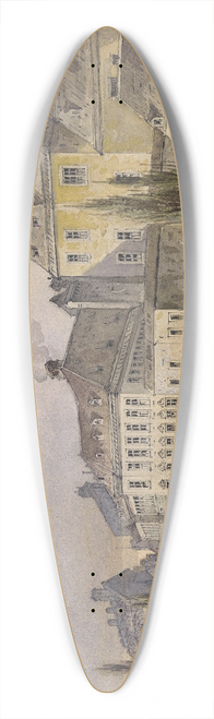 Johann Wilhelm Frey - Wien 01 39.3 inch art pintail longboard deck