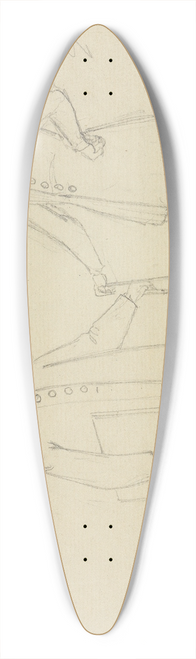 Johann Wilhelm Schirmer - Die Maler Jakob Lehnen und Johann Wilhelm Preyer 39.3 inch art pintail longboard deck