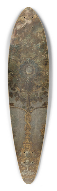 Johann Wolfgang Baumgartner - Design For A Monstrance With Grape Vines, God The Father And Other Figures 39.3 inch art pintail longboard deck