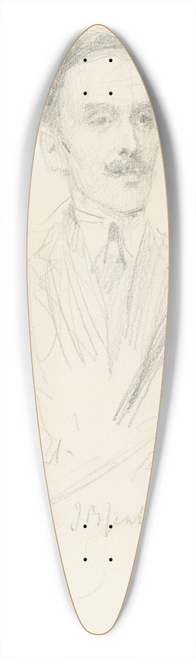 John Butler Yeats - Sir Hugh Lane (1875-1915), later Director of the National Gallery of Ireland 39.3 inch art pintail longboard deck