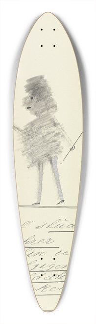 John Elsas - Ich hab studiert als Lehrer  39.3 inch art pintail longboard deck