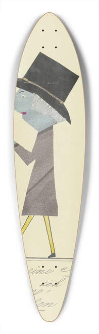 John Elsas - Ich liebe meine Sorgen sehr  39.3 inch art pintail longboard deck