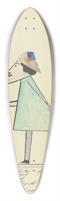 John Elsas - Vorm Erker an dem Warenhaus  39.3 inch art pintail longboard deck