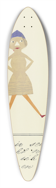 John Elsas - Wenns mit selbst nicht geht nach Willen  39.3 inch art pintail longboard deck