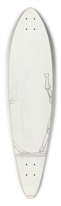 John Flaxman - Hamlet. Angels and ministers of grace defend us! 39.3 inch art pintail longboard deck