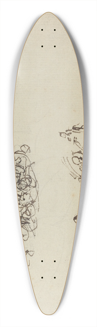 John Flaxman - Study of Neptune and Sea Creatures 39.3 inch art pintail longboard deck
