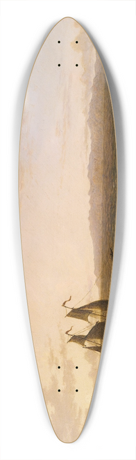 John Glover - The Island of Madeira 39.3 inch art pintail longboard deck