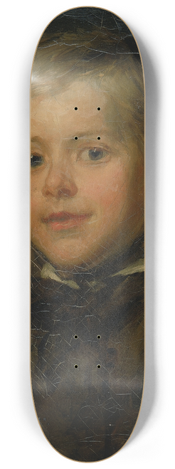 Charles T. Webber - Portrait of a Boy 8.25 inch art skate deck