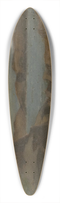 John La Farge - Old Boathouse Beach, Newport 39.3 inch art pintail longboard deck