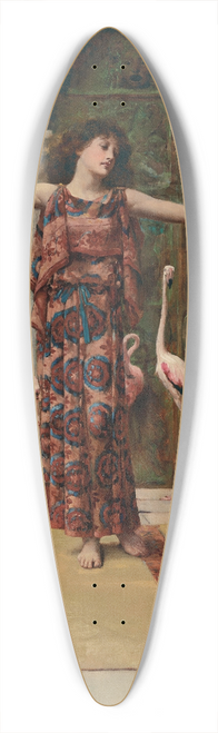 John Reinhard Weguelin - An Egyptian Difficulty in the Time of Augustus 39.3 inch art pintail longboard deck
