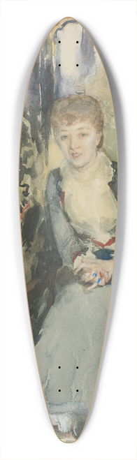John Singer Sargent - Mrs Reubell Seated In Front Of A Screen 39.3 inch art pintail longboard deck