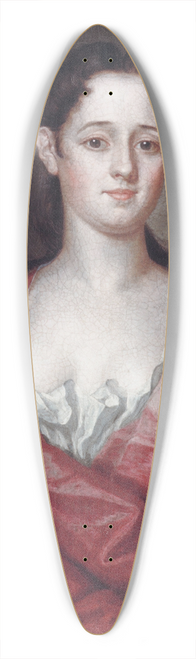 John Smibert - Hannah Pemberton 39.3 inch art pintail longboard deck