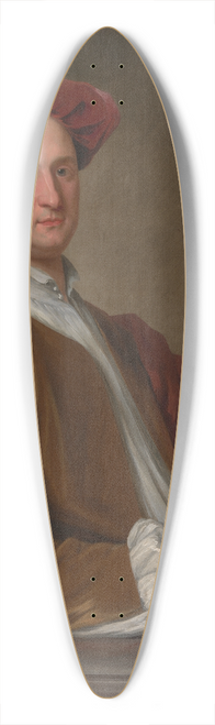 John Smibert - Sir John Rushout 39.3 inch art pintail longboard deck