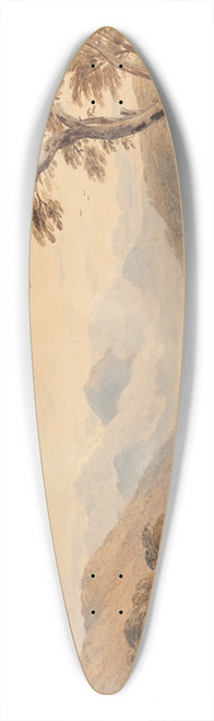 John Varley - Beddgelert Bridge, with Snowdon beyond 39.3 inch art pintail longboard deck