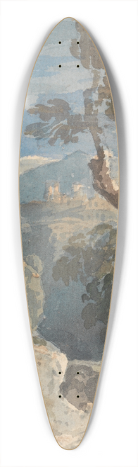 John Varley - Classic Composition 39.3 inch art pintail longboard deck