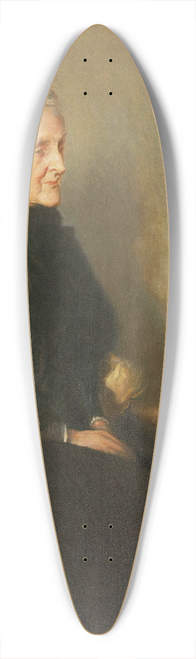 John White Alexander - Isabella Guthrie McCosh (1817-1909) 39.3 inch art pintail longboard deck