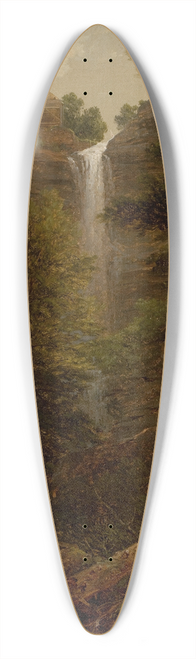 John William Casilear - In the Catskills 39.3 inch art pintail longboard deck
