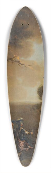 John Wootton - Macbeth And Banquo With The Three Witches 39.3 inch art pintail longboard deck