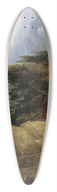 Joos de Momper - Mountain Landscape 39.3 inch art pintail longboard deck