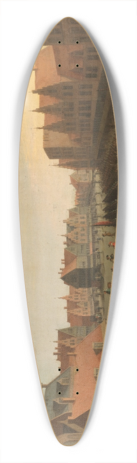 Joost Cornelisz Droochsloot - The Disbanding of the Waardgelders (Mercenaries in the Pay of the Town Government) by Prince Maurits in Utrecht, 31 July 1618 39.3 inch art pintail longboard deck