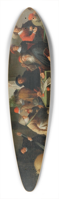 Joost Cornelisz Droochsloot - The Peasant Lawyer 39.3 inch art pintail longboard deck