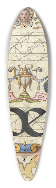 Joris Hoefnagel - Guide for Constructing the Ligature oe 39.3 inch art pintail longboard deck