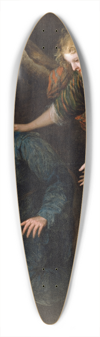 Jos Antolinez - The Liberation of Saint Peter 39.3 inch art pintail longboard deck