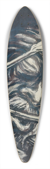 Jos Clemente Orozco - Head Pierced with Arrows, from the Los teules series 39.3 inch art pintail longboard deck