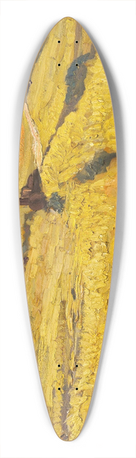 Jos de Martn Simn - Campos Segados, paisaje etapa vasca 39.3 inch art pintail longboard deck