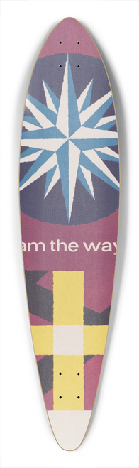 Joseph Binder - I am the way St. John 14:6 39.3 inch art pintail longboard deck