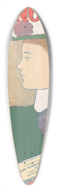 Joseph Gould - Lippincotts May 39.3 inch art pintail longboard deck