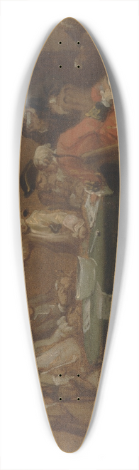 Joseph Highmore - Figures in a Tavern or Coffee House 39.3 inch art pintail longboard deck