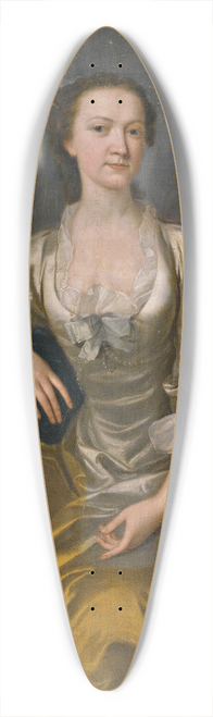 Joseph Highmore - Portrait of Mrs. Baldwin 39.3 inch art pintail longboard deck