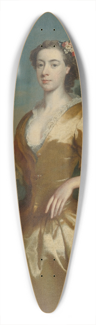 Joseph Highmore - Portrait of Mrs. Joshua Iremonger 39.3 inch art pintail longboard deck
