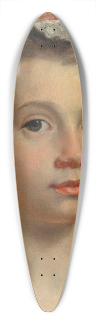 Joseph Highmore - Sketch of a Young Girl 39.3 inch art pintail longboard deck