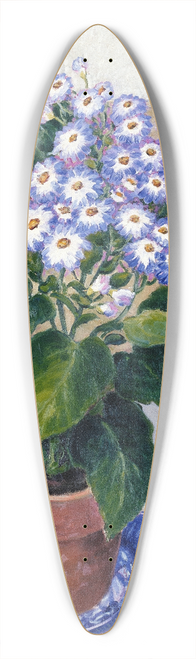Josephine L. Reichmann - Cineraria 39.3 inch art pintail longboard deck