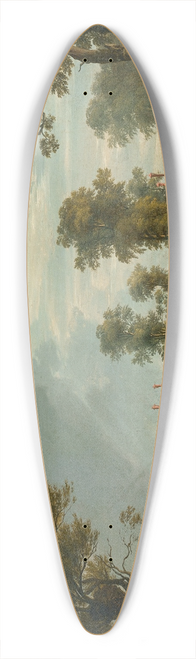 Joseph Rebell - Der franzsische Rckzug aus der Lobau und der verwundete Marschall Jean Lannes (Duc de Montebello) 39.3 inch art pintail longboard deck