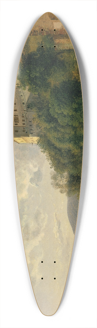 Joseph Rebell - Schloss Persenbeug 39.3 inch art pintail longboard deck